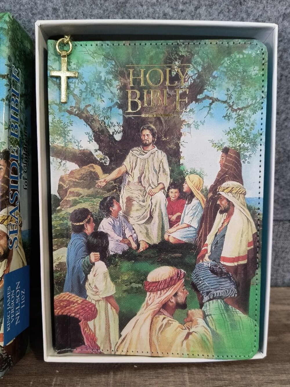 Seaside Bible for Children KJV Thomas Nelson Zipper Bible w/ Box